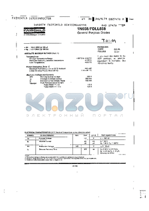 1N658 datasheet - General Purpose Diodes