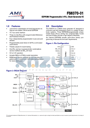 11575-801 datasheet - EEPROM Programmable 3-PLL Clock Generator IC