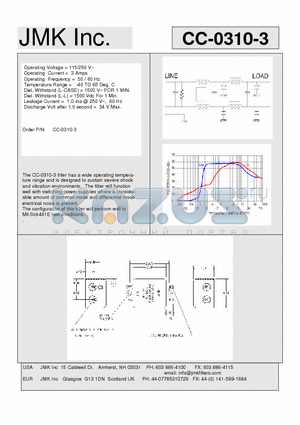 CC-0310-3 datasheet - has a wide operating temperature range and is designed to sustain severe shock and vibration environments