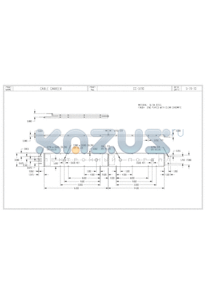 CC-5190 datasheet - CABLE CARRIER