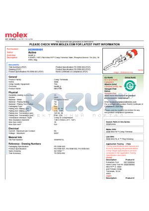 5558PBT3L datasheet - 4.20mm (.165