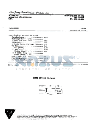 1N68A datasheet - GERMANIUM DIODE