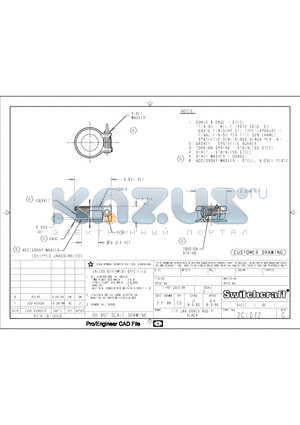 2C1072 datasheet - TIP JAX COVER ASSY BLACK