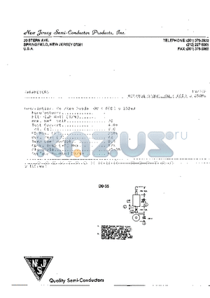 1N725A datasheet - REF/REG Diode