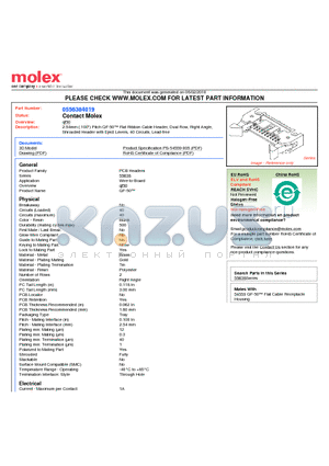 55638-4019 datasheet - 2.54mm (.100