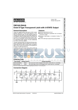 DM74ALS563AN datasheet - Octal D-Type Transparent Latch with 3-STATE Output