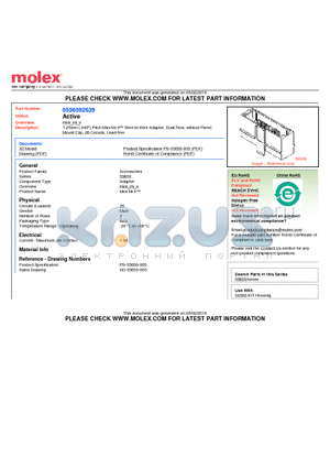 55659-2639 datasheet - 2.00mm (.079