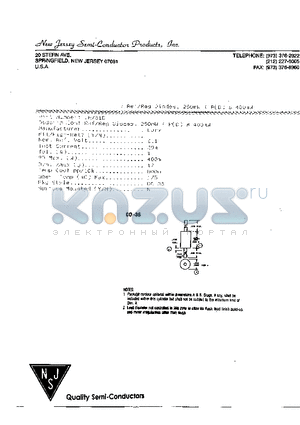 1N751D datasheet - Ref/Reg Diode