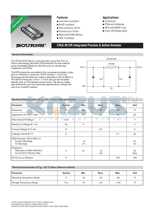 2FAG-M12R_07 datasheet - Integrated Passive & Active Devices