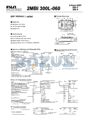 2MBI300L-060 datasheet - IGBT MODULE(L series)
