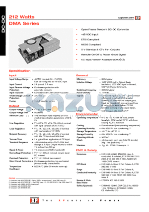 DMA21248S12 datasheet - DC-DC Converter