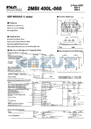 2MBI400L-060 datasheet - IGBT(600V 400A)