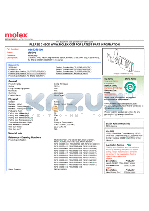 56134-9100 datasheet - 2.00mm (.079