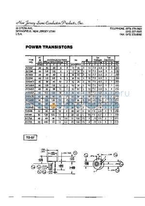 2N1047 datasheet - POWER TRANSISTORS