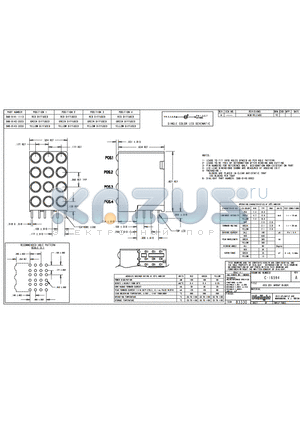 568-0142-2223 datasheet - 4X3 CB1 ARRAY BLOCK