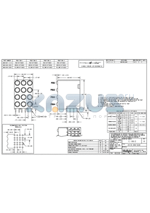 568-0241-2223 datasheet - 4X3 CBI ARRAY BLOCK