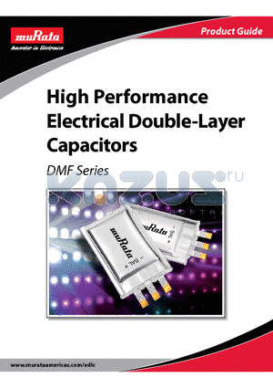 DMF3R5R5L334M3DTA0 datasheet - High Performance Electrical Double-Layer Capacitors