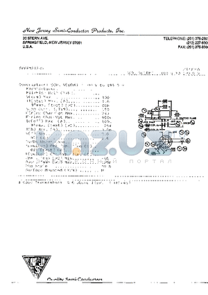 2N2324A datasheet - SCR, V(DRM) = 100 V TO 199.9 V