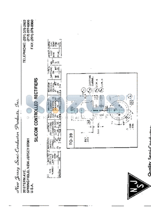 2N2329A datasheet - SILICON CONTROLLED RECTIFIERS