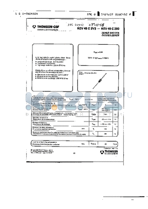 BZV48C110 datasheet - ZENER DIODES