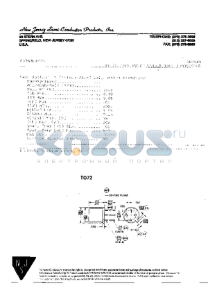 2N2840 datasheet - PN (N-TYPE BASE) UNIJUCUION TRANSISTOR