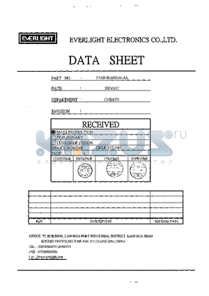 573SURD-S530-A3 datasheet - 2.4*7.1MM RECTANGULAR TYPE LED LAMPS