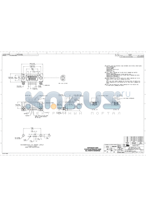 5747840-4 datasheet - PLUG ASSEMBLY, SIZE 1, 9 POS, RIGHT ANGLE, FRONT METAL SHELL, .318 SERIES, AMPLIMITE HD-20