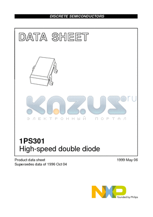 1PS301 datasheet - High-speed double diode