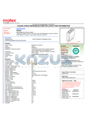 75331-0774 datasheet - 1.85mm by 1.85mm (.073 by .073