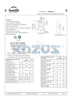 DMR25A-1 datasheet - 26mm (1.02 