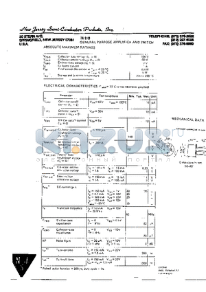 2N3108 datasheet - GENERAL PURPOSE AMPLIFIER AND SWITCH