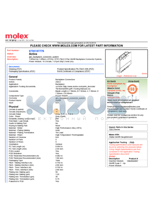 75516-7776 datasheet - 1.85mm by 1.85mm (.073 by .073