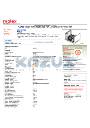 75649-0105 datasheet - 1.85mm by 1.85mm (.073