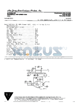 2N3584 datasheet - SI NPN POWER BJT