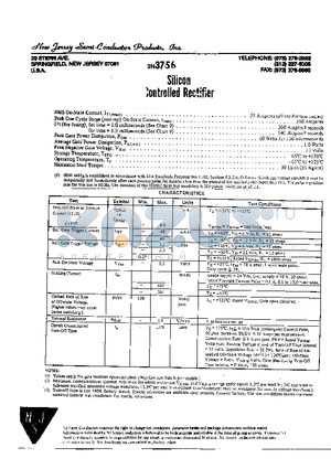 2N3756 datasheet - SILICON CONTROLLED RECTIFIER