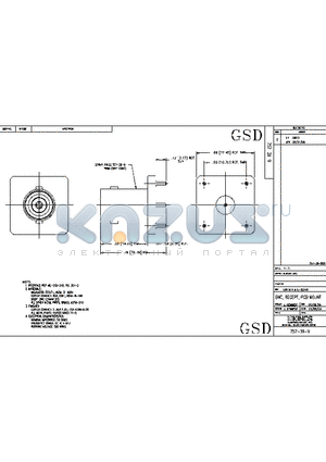 757-39-9 datasheet - BNC, RECEPT , PCB MOUNT