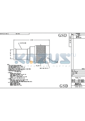 1205-30-9 datasheet - PLUG, N