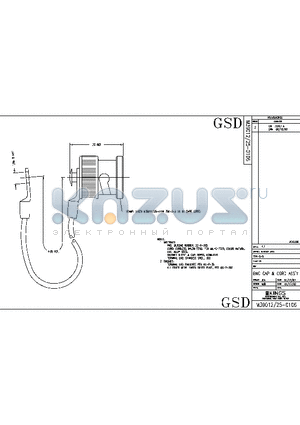 758-8-5 datasheet - BNC CAP & CORD ASSY