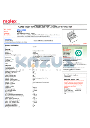 75836-0505 datasheet - 1.85mm by 1.85mm (.073 by .073