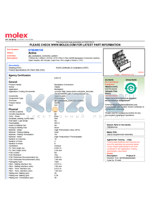 75838-0104 datasheet - 1.85mm by 1.85mm (.073 by .073