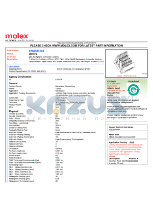 75838-4104 datasheet - 1.85mm by 1.85mm (.073 by .073