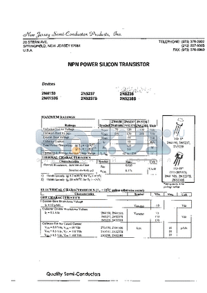 2N4150 datasheet - NPN POWER SILICON TRANSISTOR