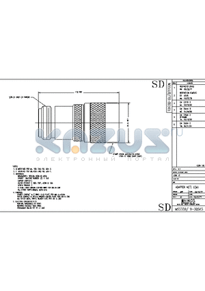 1209-15 datasheet - ADAPTER N(F)-C(M)