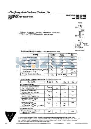 2N4416 datasheet - SILICON N-CHANNEL JUNCTION