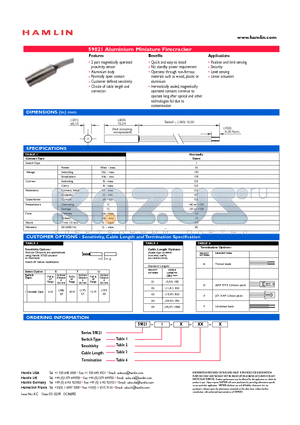 59021-I-S-01-C datasheet - Aluminium Miniature Firecracker