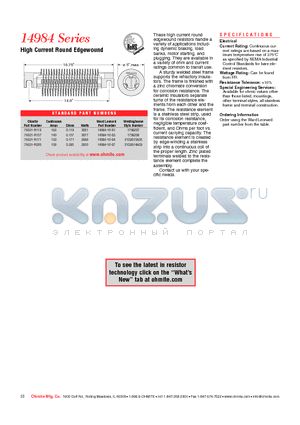 76021-R285 datasheet - High Current Round Edgewound