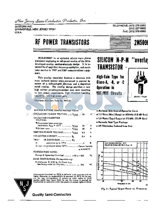 2N5090 datasheet - SILICON N-P-N TRANSISTOR