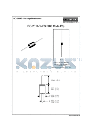 DO-201AD datasheet - DO-201AD (FS PKG Code P3)