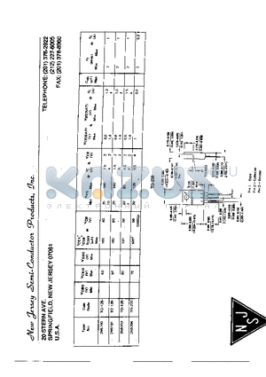 2N5294 datasheet - TO-220