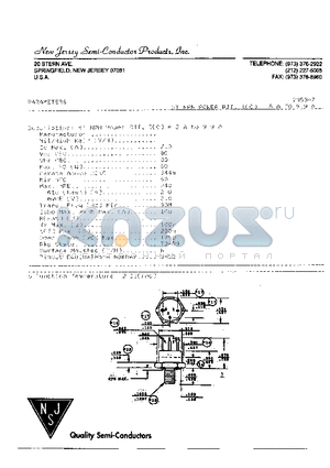 2N5347 datasheet - SI NPN POWER BJT